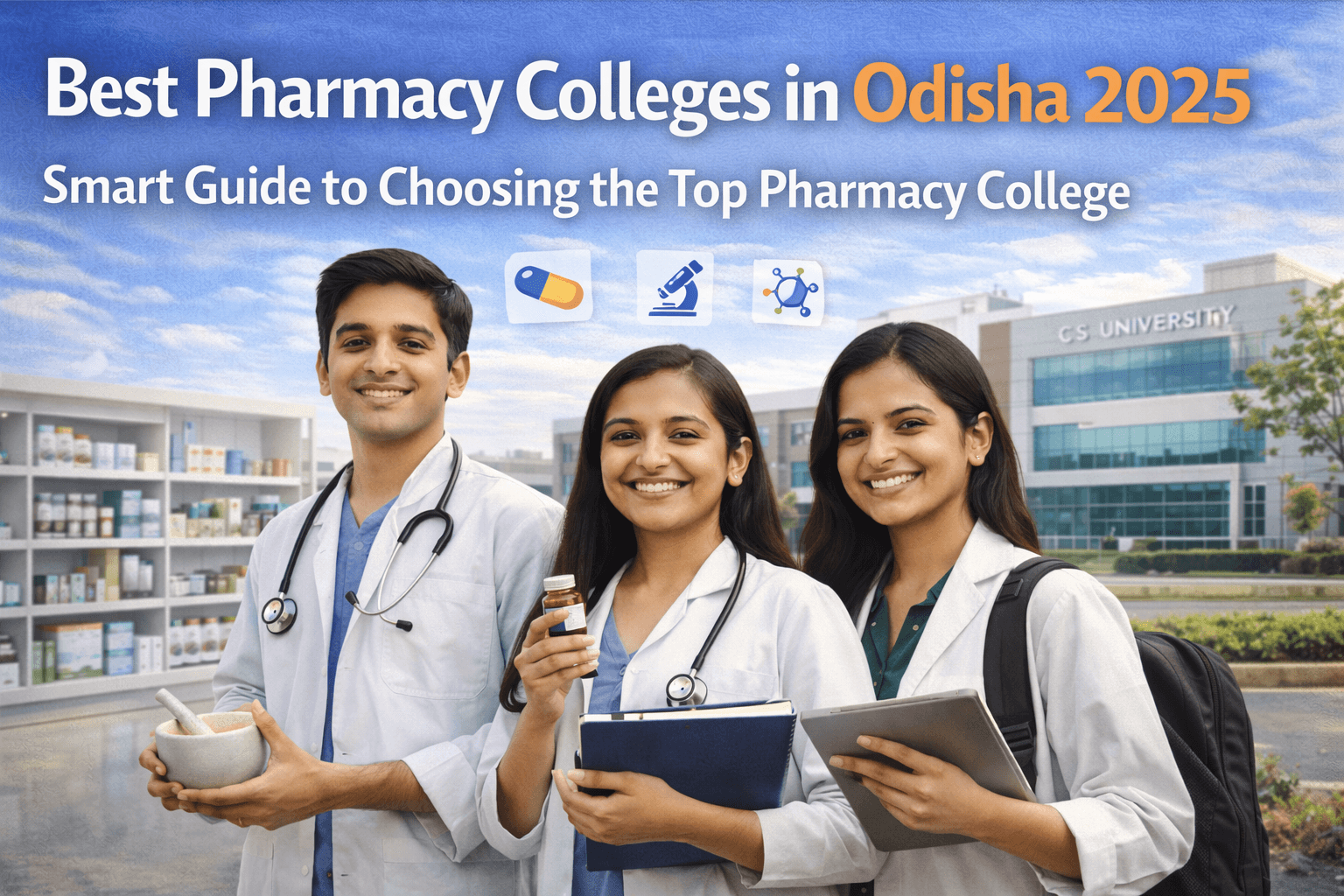 Best Pharmacy Colleges in Odisha 2025 – Smart Guide to Choosing the Top Pharmacy College
